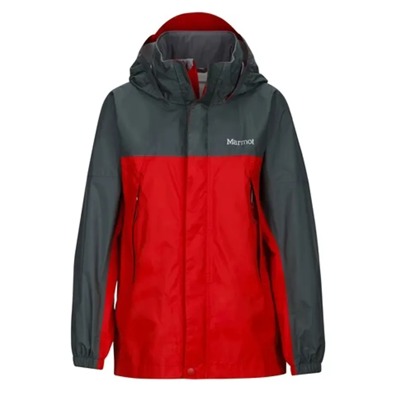 Marmot Kids PreCip Waterproof Jacket Team Red/Dark Zinc